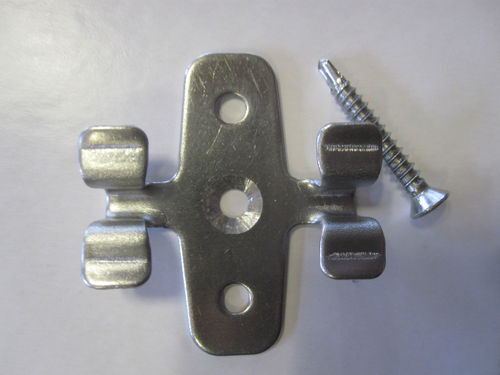 Clips Klips V2A für WPC/BPC / 7mm 100 Stk. inkl. Schrauben, für Infinity, Java, Master, Ziro, Plenera, Wondertech, Midsummer, Spring, WPC Topgarden, Natural