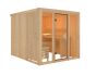 Karibu Sauna ASKJA / 68mm Premium Saunen (inkl. Vollausstattung) / 216 x 234 cm / Fronteinstieg