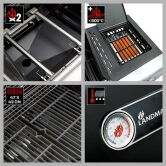 Landmann Gasgrill Triton 2.1 MAXX schwarz / AKTION