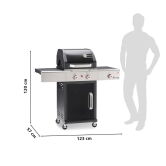 Landmann Gasgrill Triton 2.1 MAXX schwarz / AKTION