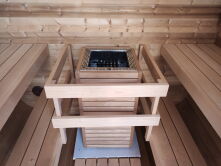 Saunaofen HUUM CORE 9 kW THERMO-ESPE SPARSET inkl. UKU Steuerung WIFI, Steine