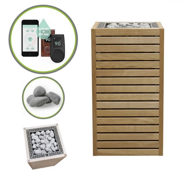 Saunaofen HUUM CORE 10,5 kW THERMO-ESPE SPARSET inkl. UKU Steuerung WIFI, Steine