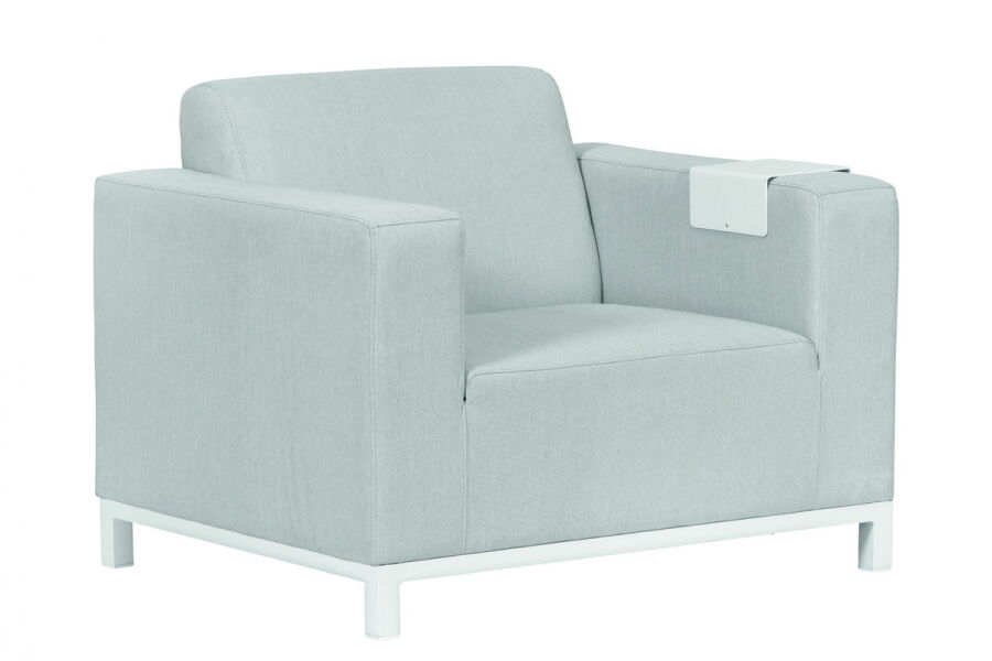 Tuindeco Lounge Komplett-Set Colorado Springs, ALU/Textilene/Quickdry-Schaum (OHNE TISCH)