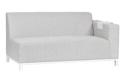 Tuindeco Lounge Komplett-Set Colorado Springs, ALU/Textilene/Quickdry-Schaum (OHNE TISCH und OHNE SESSEL)