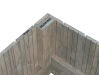 Palmako Glashaus / Gewächshaus / Orangerie EMILIA 19,1 m²  543x421 cm, grau imprägiert