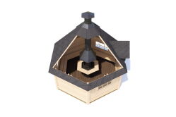 Tene Grillkota NILS 9m2 ISO 44mm inkl. 28mm Boden
