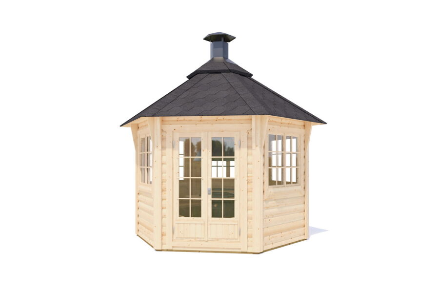 Tene Grillhaus NORA 6m2 ISO 44mm inkl. 28mm Boden