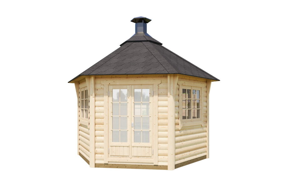 Tene Grillhaus ALBA 9m2 ISO 44mm inkl. 28mm Boden