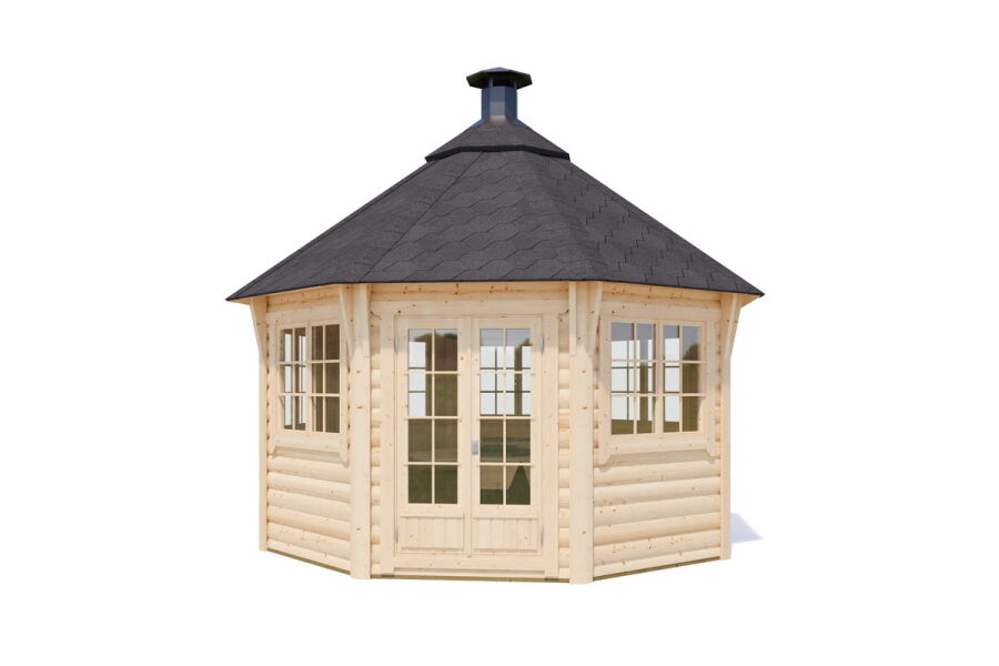 Tene Grillhaus HILDA 12m2 ISO 44mm inkl. 28mm Boden