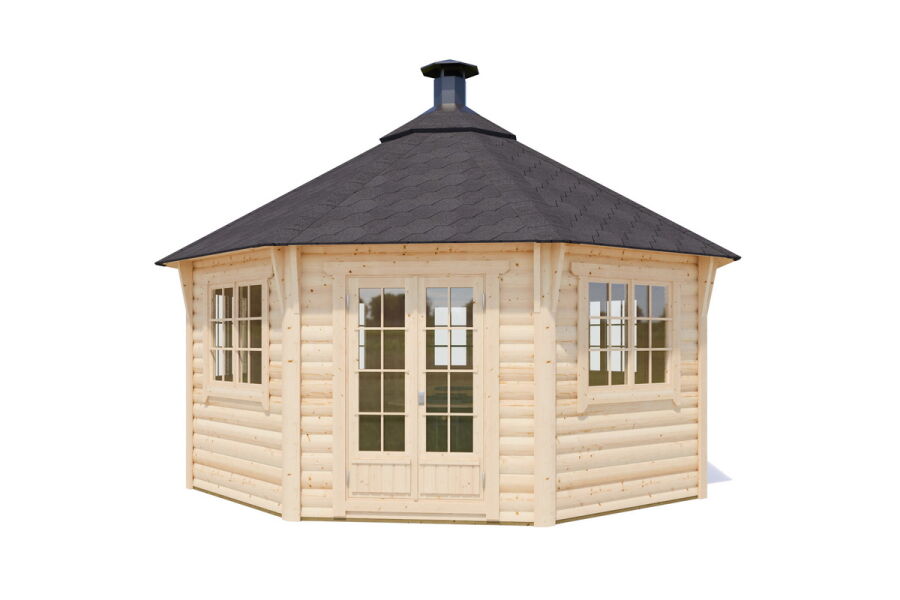 Tene Grillhaus DANA 17m2 ISO 44mm inkl. 28mm Boden