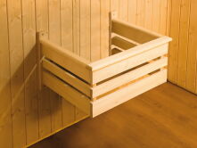 Weka 68mm Elementsauna VARBERG 4 TREND Glastür und Fenster mit OS-Ofen