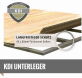 Saunahaus MAINBURG 2  Set A / terragrau lackiert / Ofen 9 KW externe Strg easy