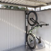 BIKELIFT Gerätehaus NEO, schwenkbar in dunkelgrau-met