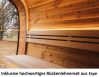 Saunasell Saunafass ROUND CUBE DOUBLE EXCLUSIVE 301x240 cm SPARSET mit HUUM HIVE OFEN, Thermo-Holz