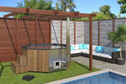 Hot Tub DeLux 8-Eck Badebottich in verschiedenen Varianten