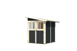 Karibu Gartenhaus WANDLITZ 2 anthrazitgrau