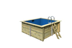 Karibu 44mm Rechteck Pool Modell Größe 1 Im Sparset mit Filterpaket klein