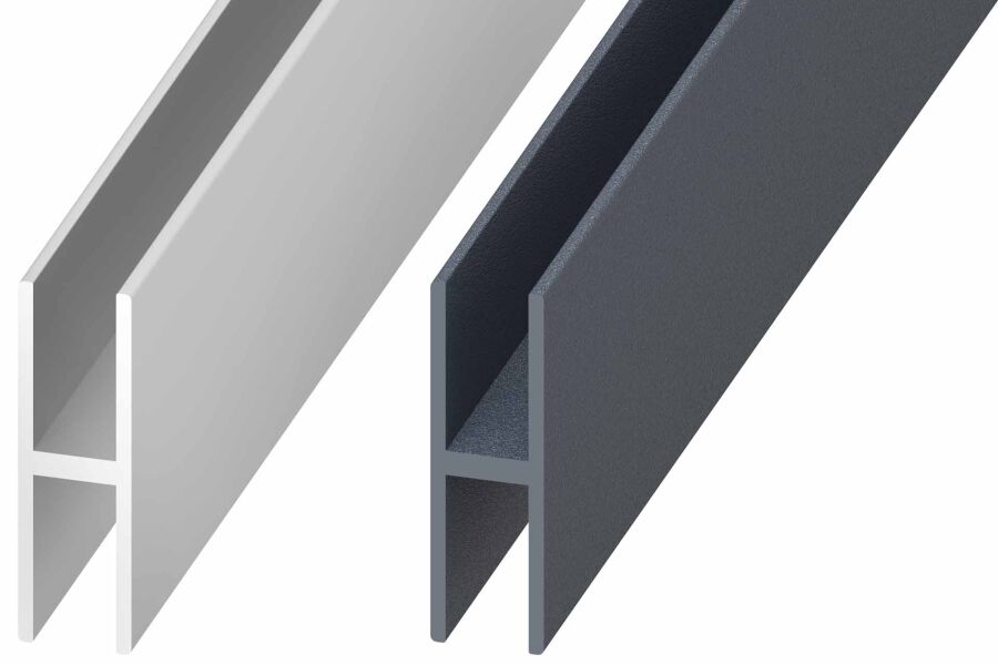EASY-BOARDS H-Verbindungsleiste, anthrazit, 3er-Set