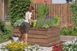 NATURA Hochbeet XL, braun, 90x180x80cm