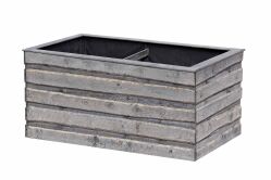 NATURA Hochbeet XL, grau, 90x180x80cm