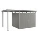 Biohort Seitendach S zu Gerätehaus HighLine H3 quarzgrau-metallic 150 x 235 x 222