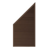 WPC-Zaun MOGLIA (FORTE) Nougat braun mit ALU Rahmen...