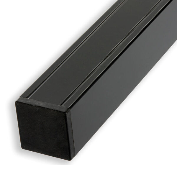 Aluminium Pfosten 68x68x1350mm (für Delano) mit Holzkern ALU anthrazit pulverbeschichtet