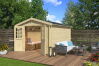 Lasita Maja Gartenhaus NORAH 380 275 x 380 cm; 28mm Blockbohlen