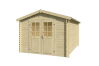 Lasita Maja Gartenhaus NORAH 380 275 x 380 cm; 28mm Blockbohlen
