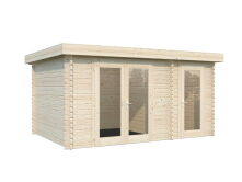Gartenhaus LINDA40, 440x300 cm (P); 40 mm Doppelnut; 2...