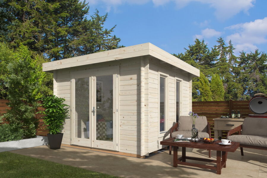 Gartenhaus TABEA; 320 x 320 cm (P); 28 mm; inkl. Boden