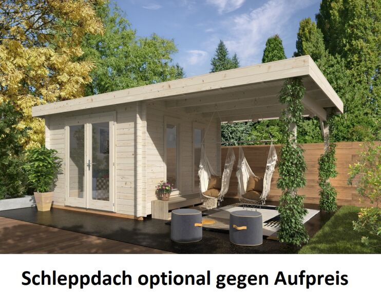 Gartenhaus TABEA; 320 x 320 cm (P); 28 mm; inkl. Boden