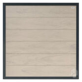 WPC-Zaun FORTE bicolor weiss mit ALU Rahmen anthrazit,...