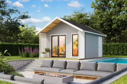 Lasita Maja TOP LINE Gartenhaus MURANO 1 ISO...