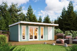 Lasita Maja Gartenhaus SICILY 2 - 575 x 350 cm, 44 mm,...