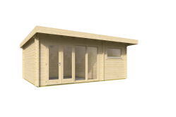 Gartenhaus SONJA; 595x400 cm ISO (A); 44 mm Doppelnut;...