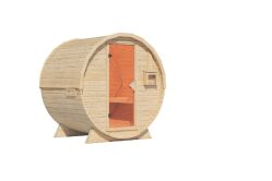 Karibu Sauna FASSSAUNA 1 - SAUNAFASS 1 / ohne Ofen / naturbelassen
