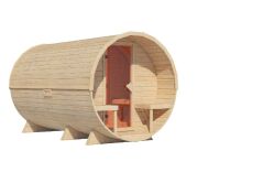 Karibu Sauna FASSSAUNA 3 - SAUNAFASS 3 / ohne Ofen / naturbelassen