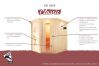 Sauna LARIN (Eckeinstieg) / bronzierte Tür / kein Dachkranz / Ofen 9 kW Bio externe Strg easy