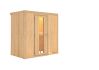 Sauna VARIADO (Fronteinstieg) / Holztür / kein Dachkranz / ohne Ofen