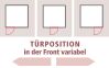 Sauna VARIADO (Fronteinstieg) / bronzierte Tür / kein Dachkranz / Ofen 9 kW externe Strg easy