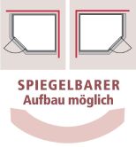 Sauna COSMIN (Fronteinstieg) / kein Dachkranz / Ofen 3,6 kW Bio externe Strg easy