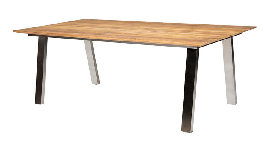 Diamond Garden Novana Tisch 230x100 cm Recycled Teak Natur / Edelstahl-304