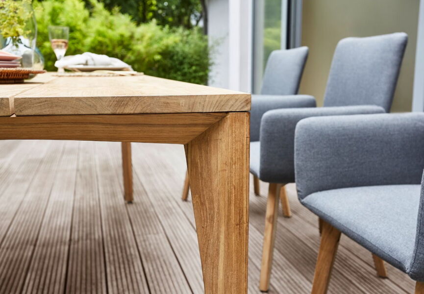 Diamond Garden Santander Tisch 160x90 cm Recycled Teak Natur
