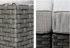 Diamond Garden Le Havre Ottomane/Tisch Aluminium-pulverbeschichtet/Flachgeflecht Poly Grau