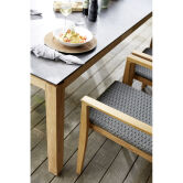 Diamond Garden San Marino Tischgestell - Teak - 198cm