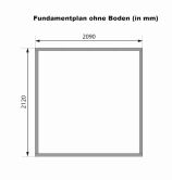 Karibu Hybrid Gartenhaus JUPITER 2 B terragrau / Blech aluminiumgrau