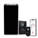 Saunaofen HUUM CORE BLACK 9 kW SPARSET inkl. UKU Steuerung GLASS WIFI, Steine
