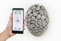 Saunaofen HUUM HIVE Mini 9 kW SPARSET inkl. UKU GLASS Steuerung WIFI, Steine