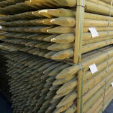 Baumpfahl, Ø 5x240cm / 100 Stück / Vollpalette